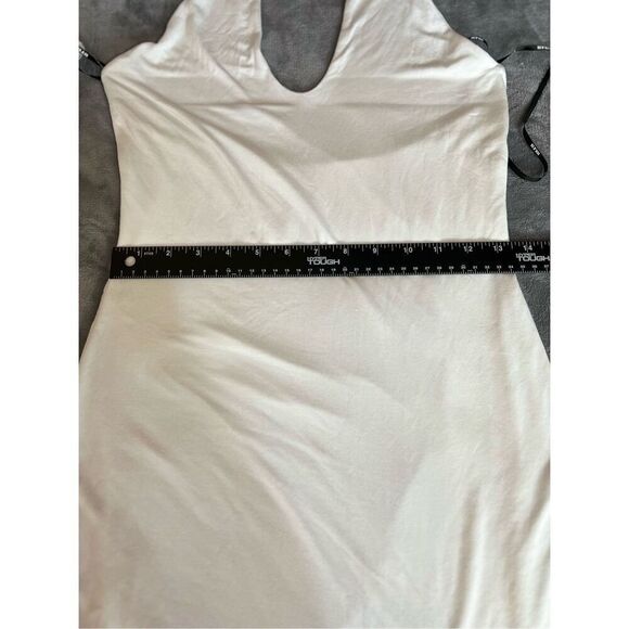 Revolve SER.O.YA Dress Womens Size Large White Lana Mini Sleeveless Halter Shrug - Picture 7 of 12
